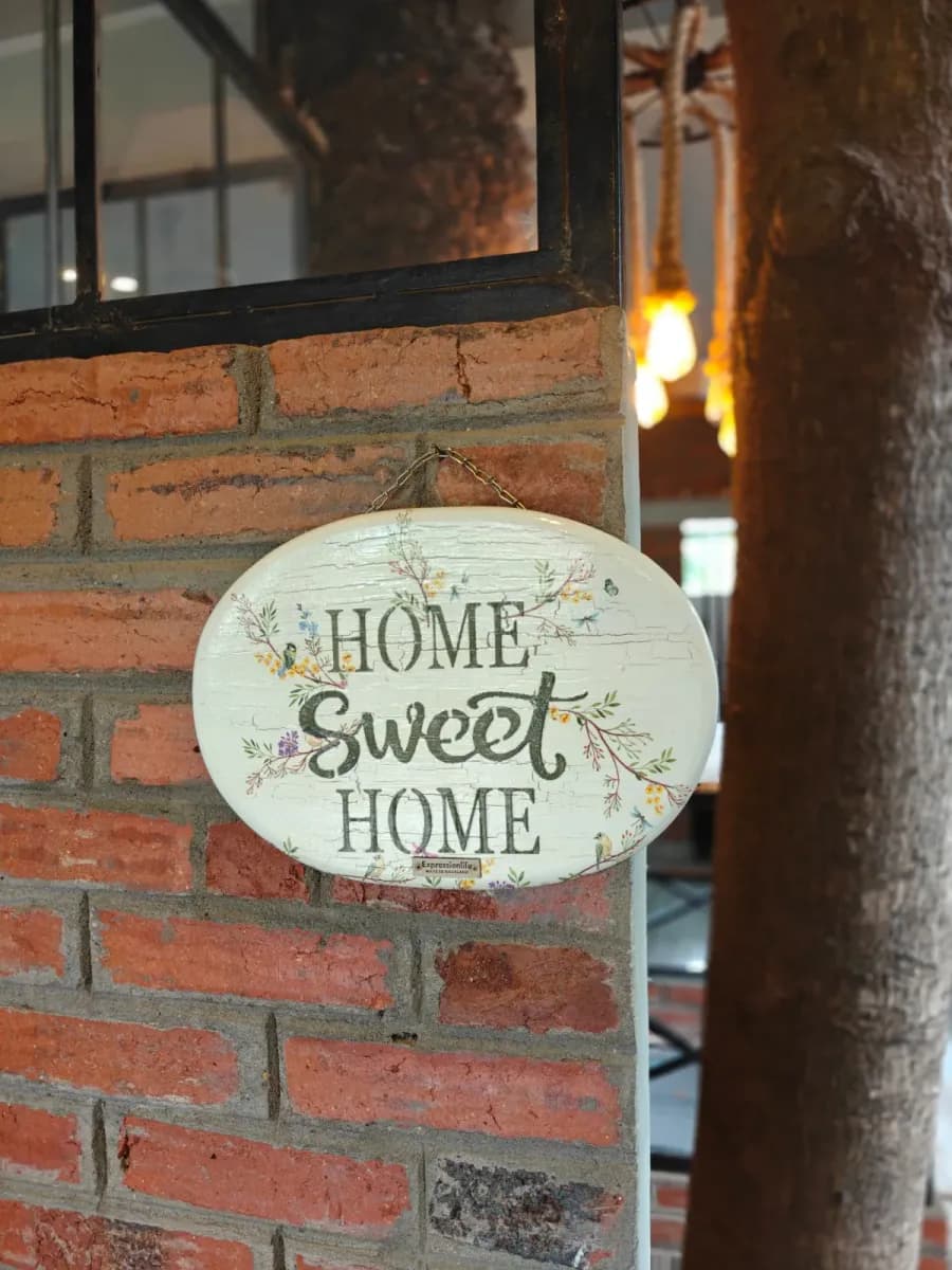 DECOUPAGE ART WALL HANGER (HOME SWEET HOME)